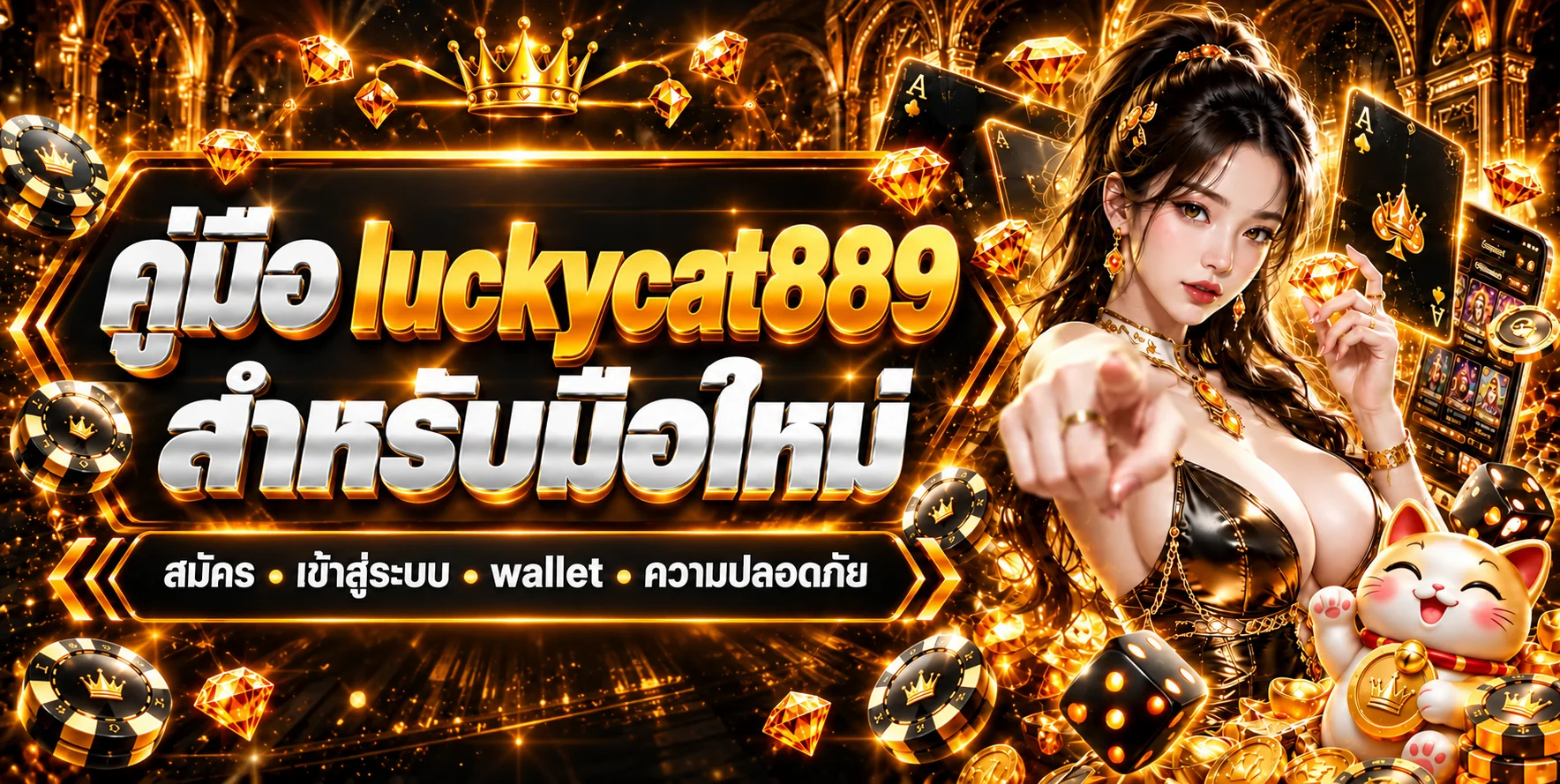 luckycat889 คู่มือสมัคร เข้าสู่ระบบ และ wallet